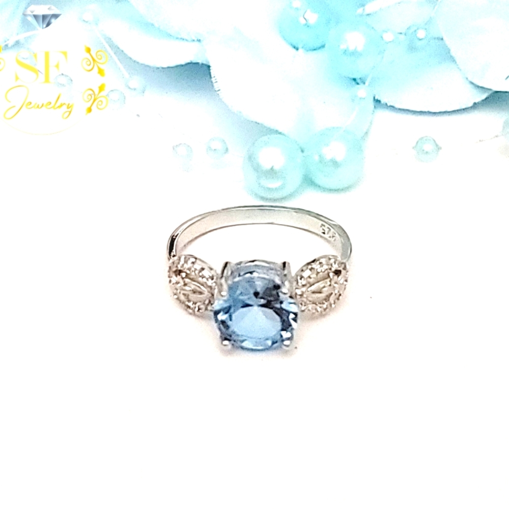 New Round Cut Color Changing Alexandrite S925 Sterling Silver Ring - Picture 2 of 7